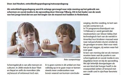 Natuurpedagoog in Wijkkrant de Koppel